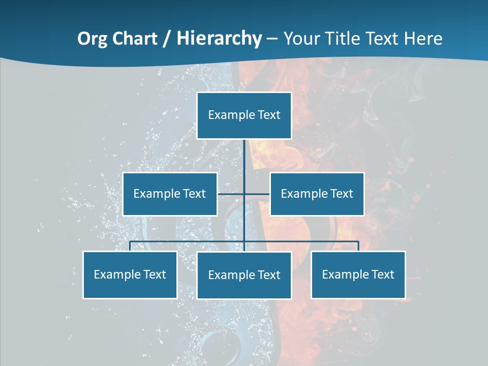 Ornate Illustration Sign PowerPoint Template
