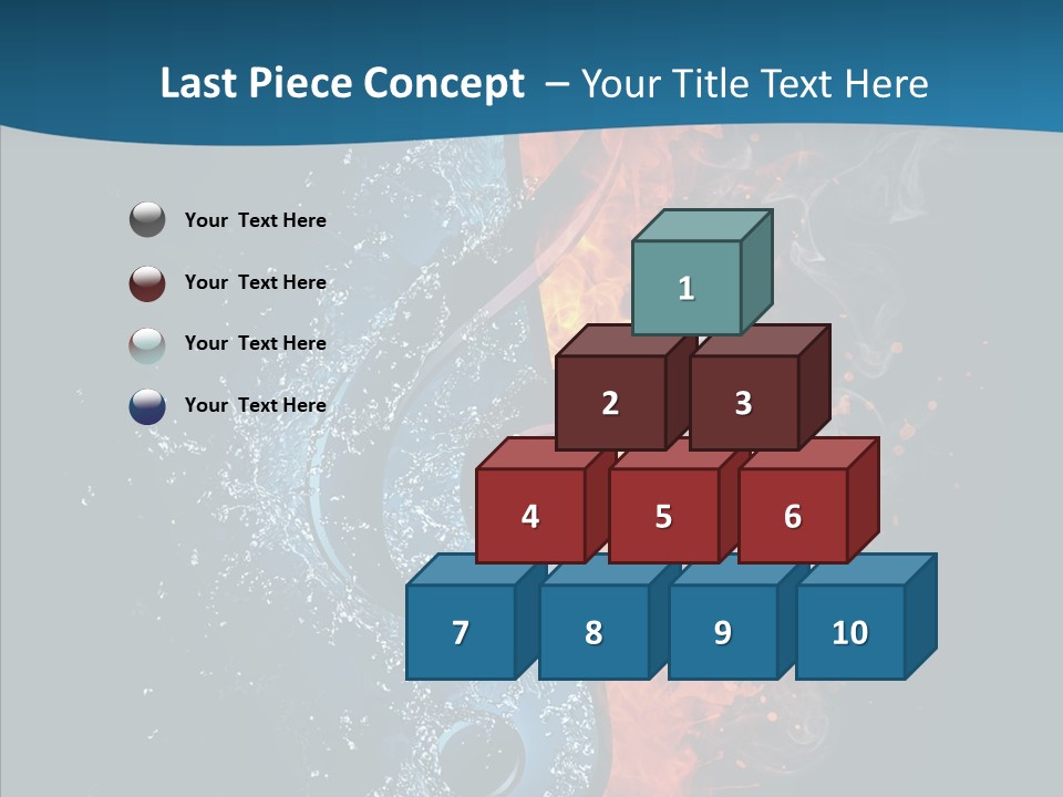 Ornate Illustration Sign PowerPoint Template