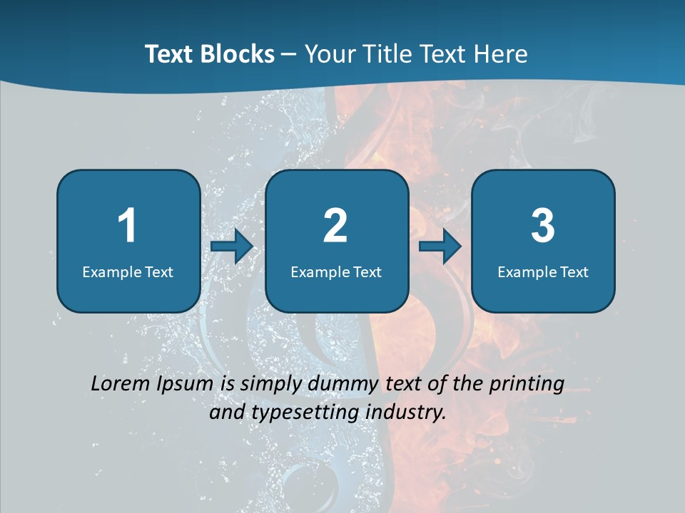 Ornate Illustration Sign PowerPoint Template