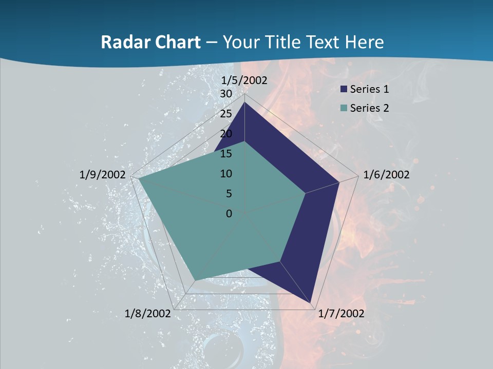 Ornate Illustration Sign PowerPoint Template