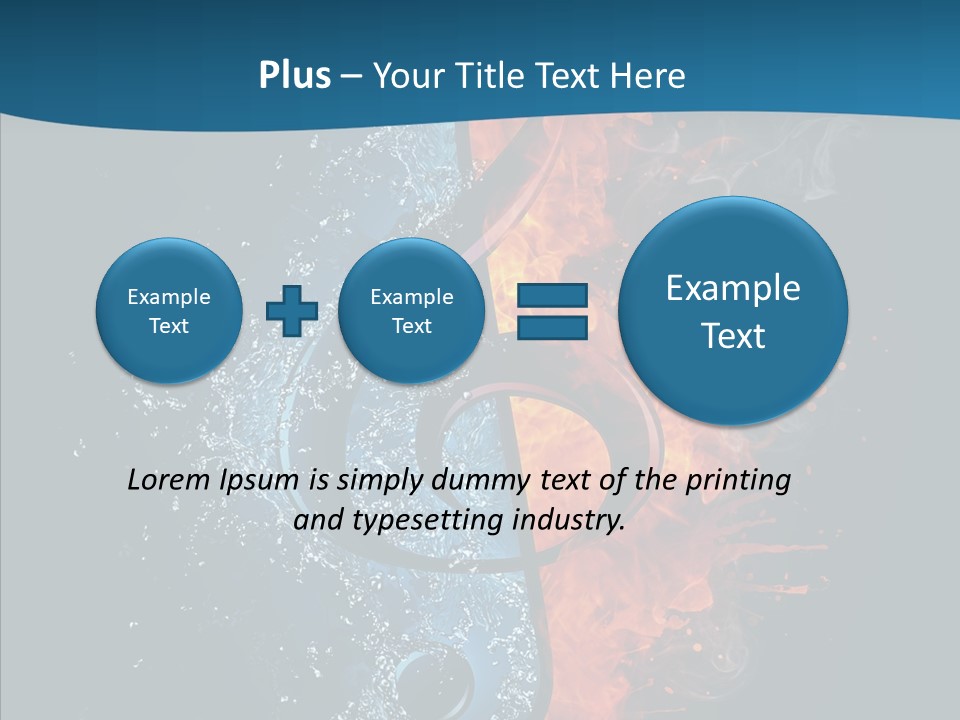 Ornate Illustration Sign PowerPoint Template