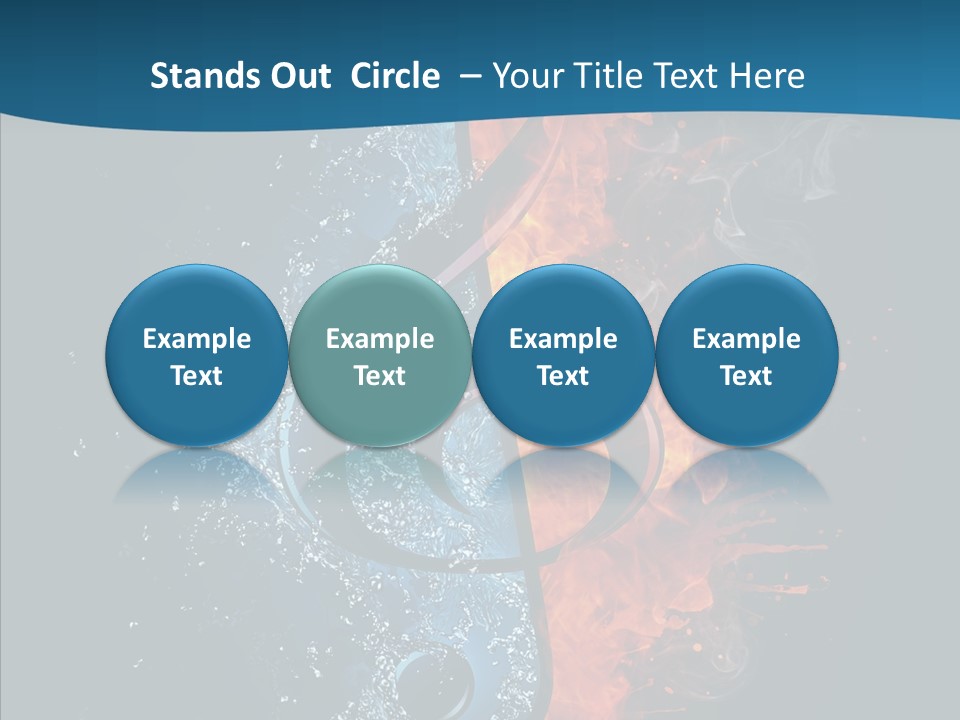 Ornate Illustration Sign PowerPoint Template