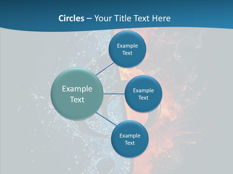 Ornate Illustration Sign PowerPoint Template