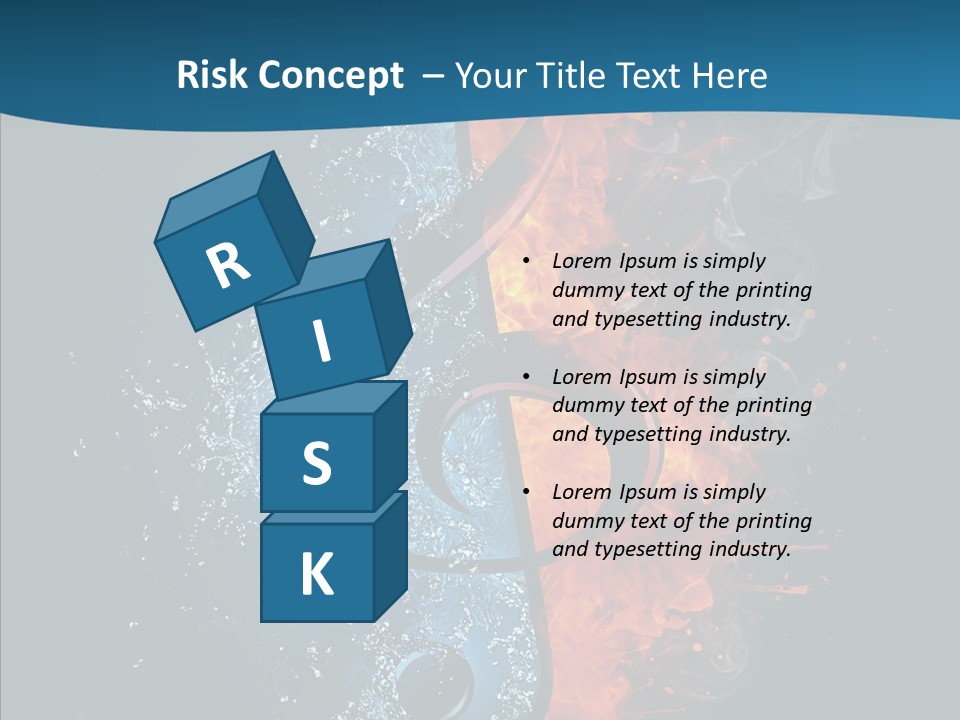 Ornate Illustration Sign PowerPoint Template