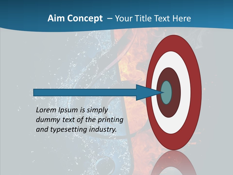 Ornate Illustration Sign PowerPoint Template