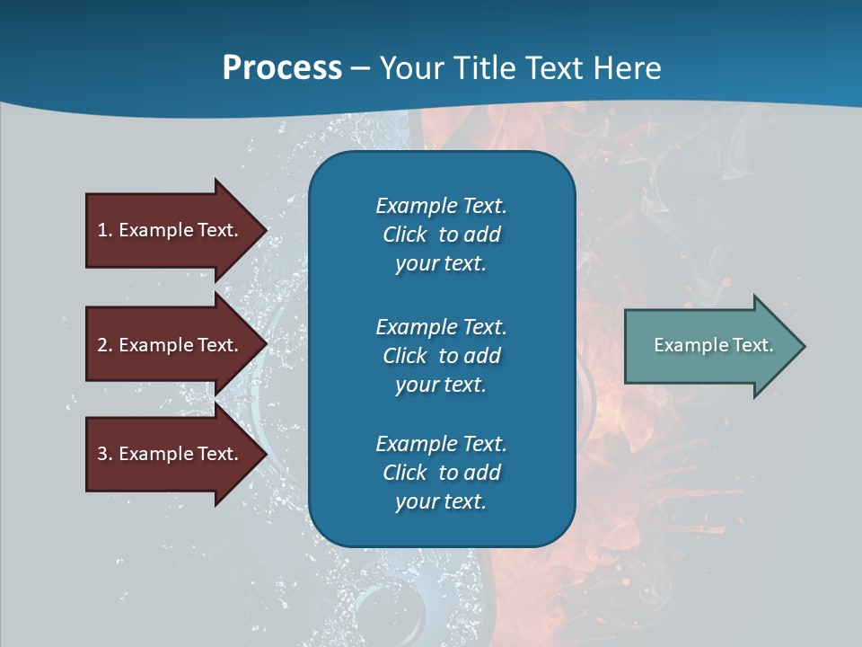 Ornate Illustration Sign PowerPoint Template