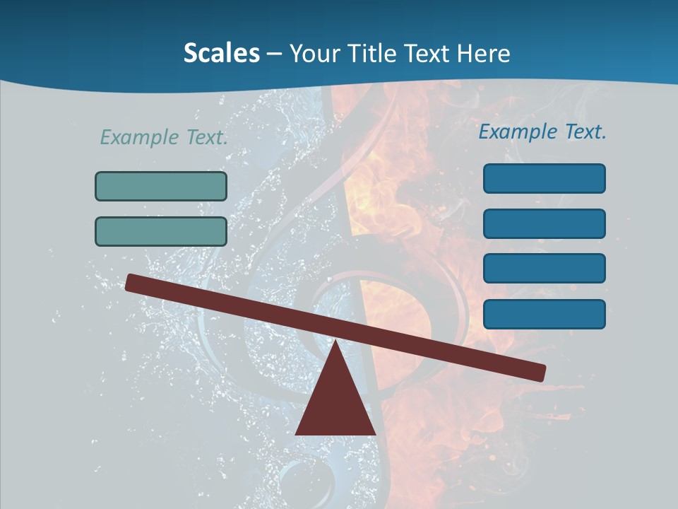 Ornate Illustration Sign PowerPoint Template