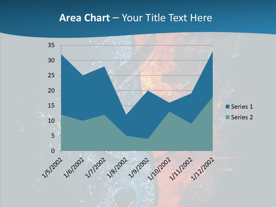 Ornate Illustration Sign PowerPoint Template