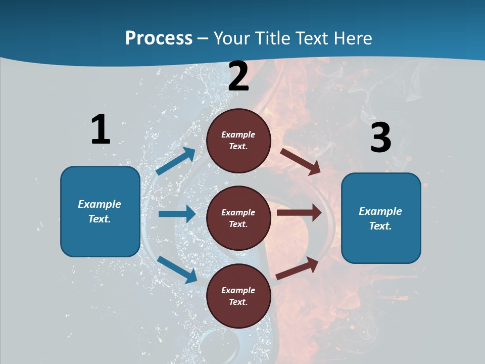 Ornate Illustration Sign PowerPoint Template