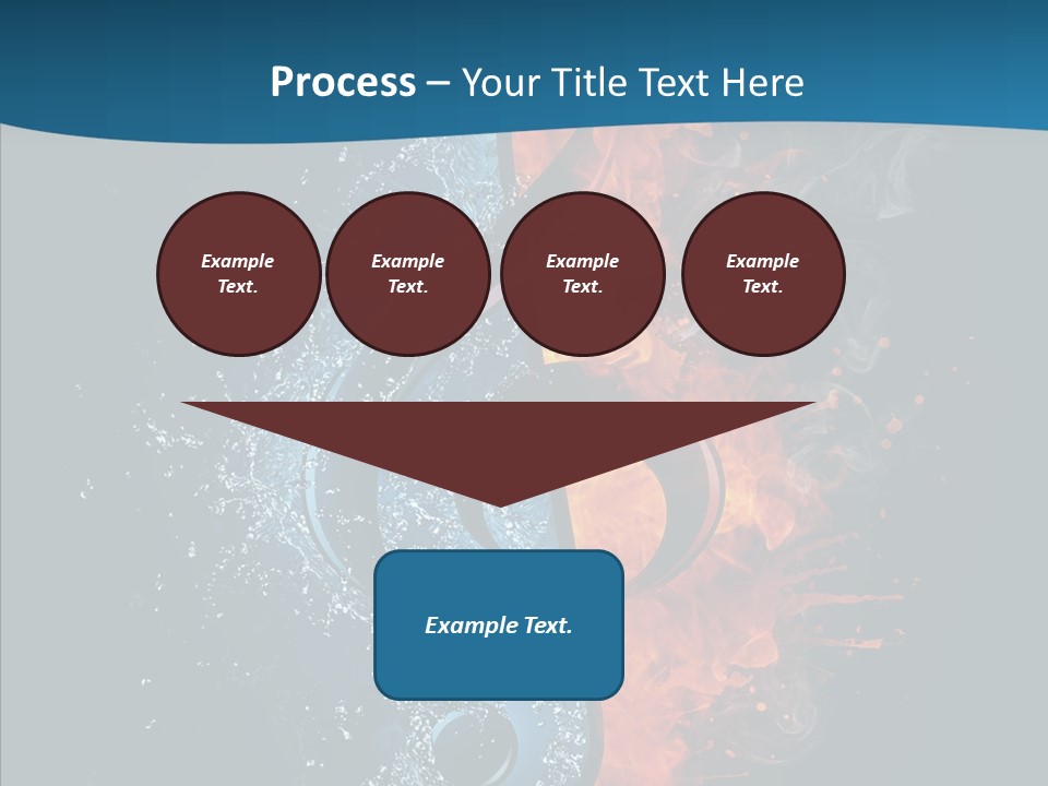 Ornate Illustration Sign PowerPoint Template