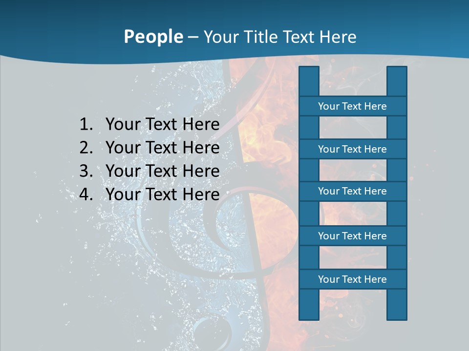 Ornate Illustration Sign PowerPoint Template