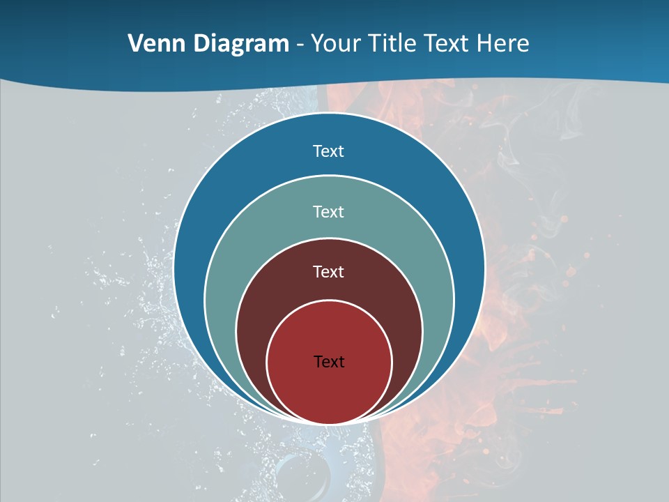 Ornate Illustration Sign PowerPoint Template