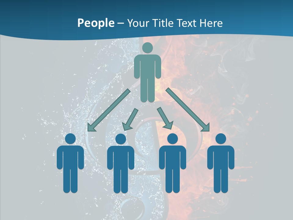 Ornate Illustration Sign PowerPoint Template