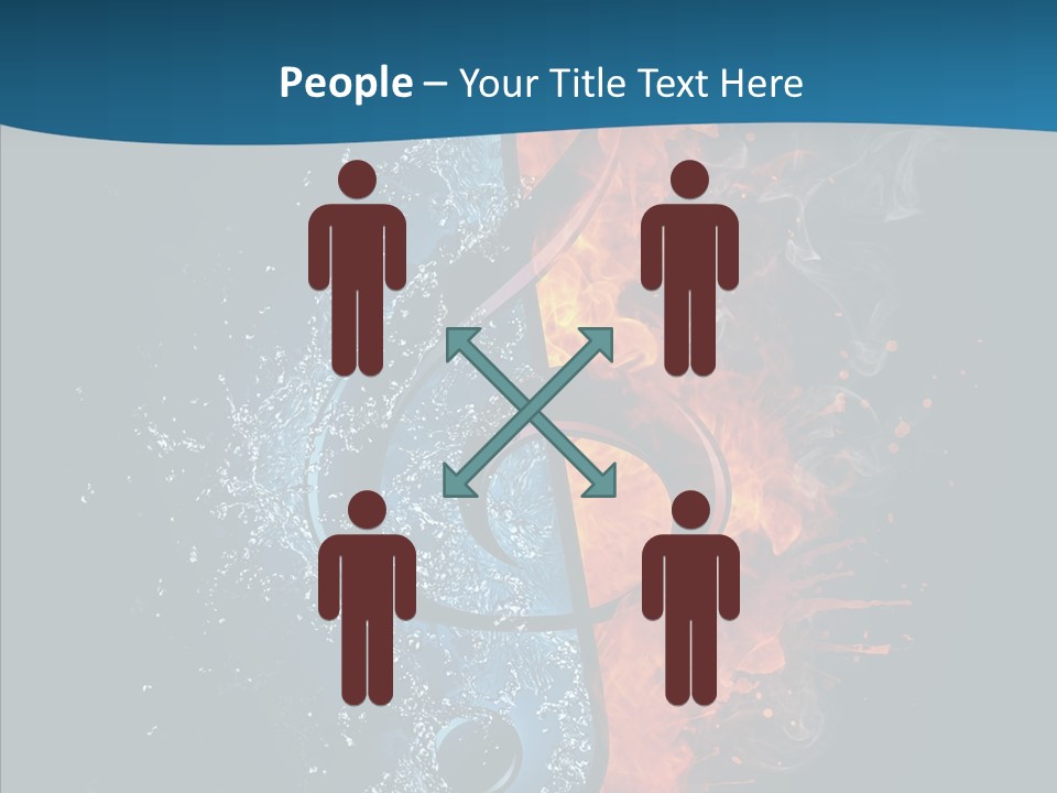 Ornate Illustration Sign PowerPoint Template