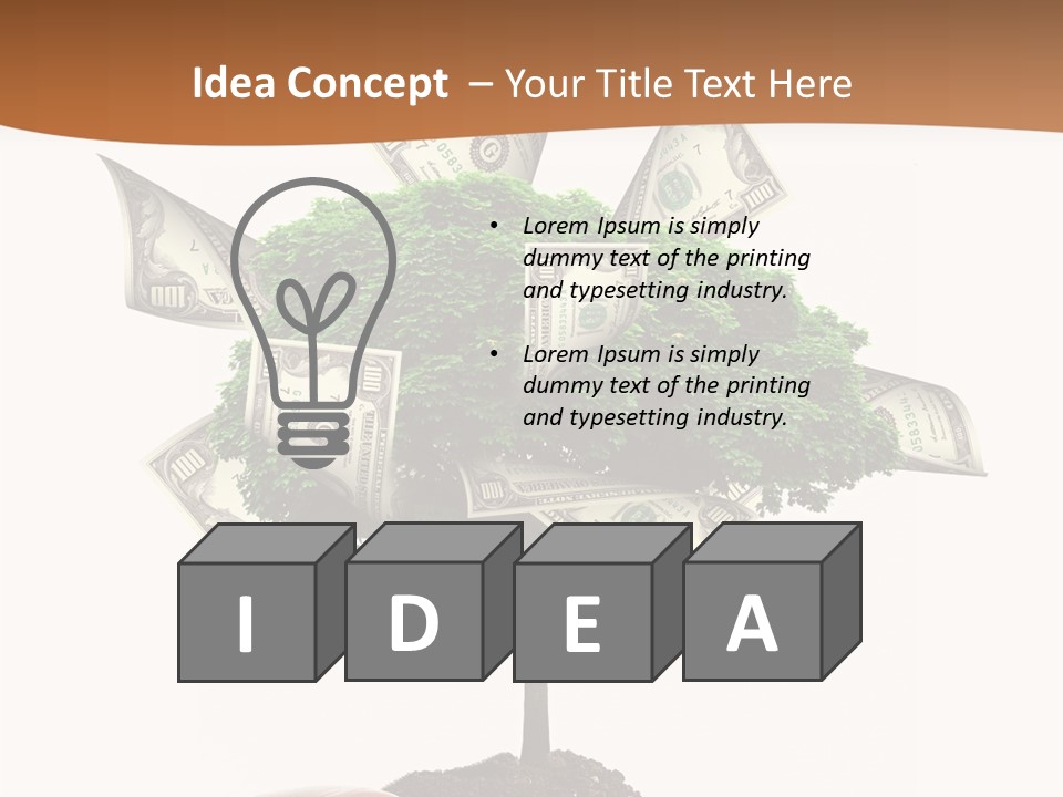 Spark Style Abstract PowerPoint Template