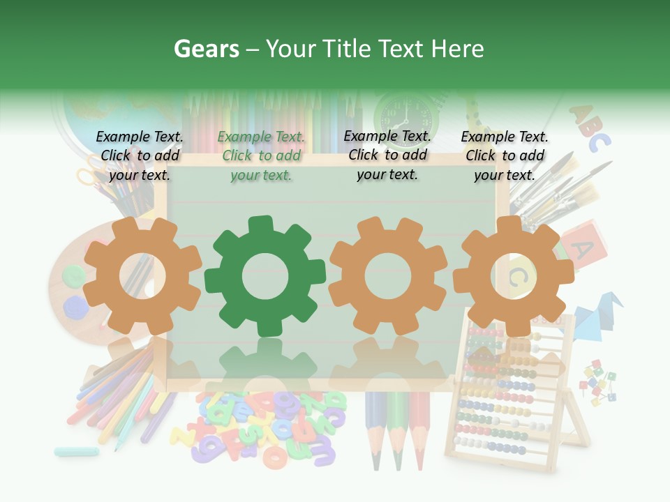 Brush Education Copy PowerPoint Template