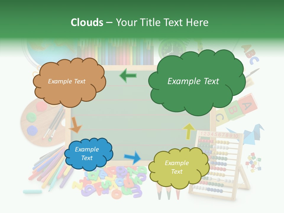 Brush Education Copy PowerPoint Template