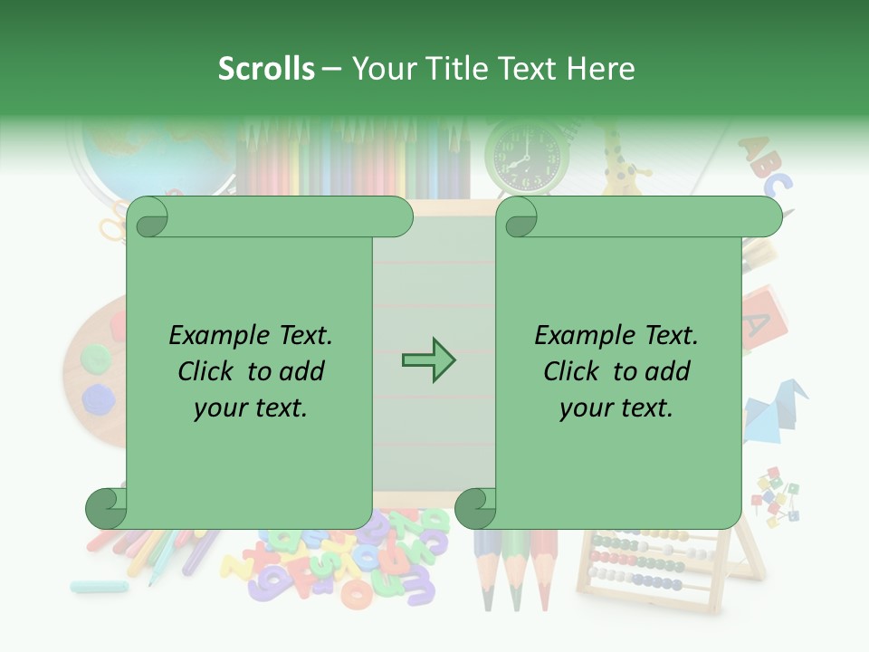 Brush Education Copy PowerPoint Template