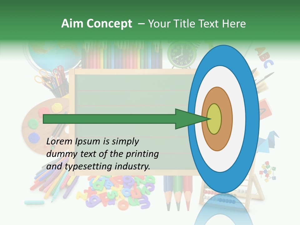 Brush Education Copy PowerPoint Template