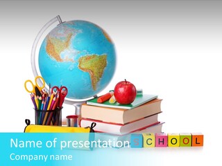 Book Blackboard Clear PowerPoint Template