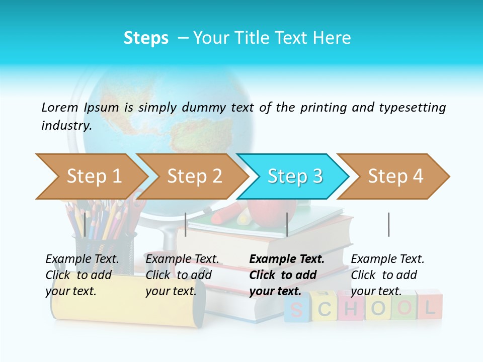 Book Blackboard Clear PowerPoint Template