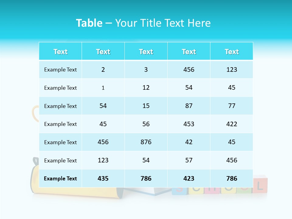 Book Blackboard Clear PowerPoint Template