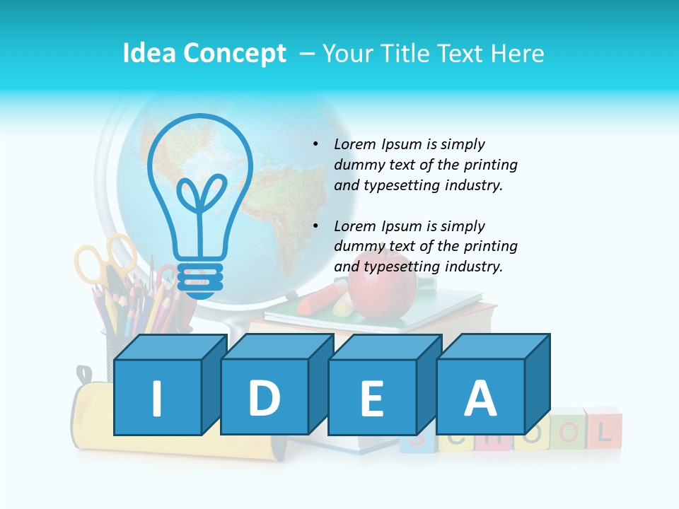 Book Blackboard Clear PowerPoint Template