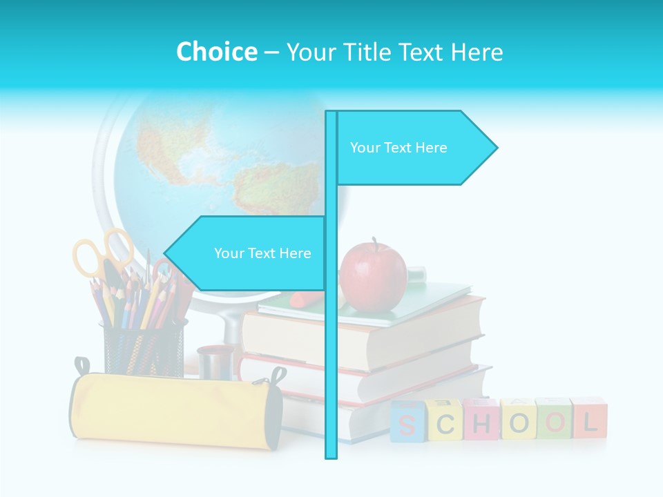Book Blackboard Clear PowerPoint Template