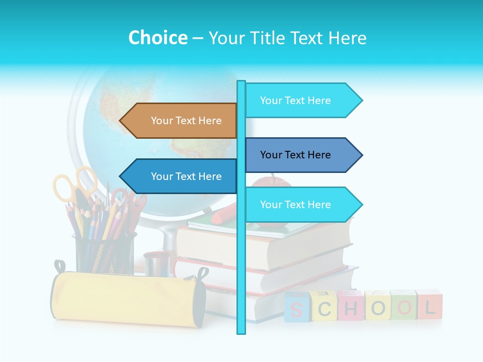 Book Blackboard Clear PowerPoint Template