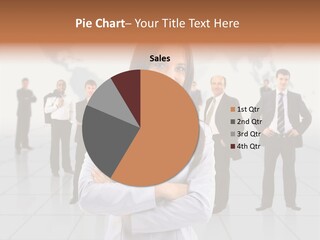 Collaborate Globe Suit PowerPoint Template