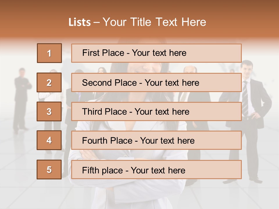 Collaborate Globe Suit PowerPoint Template