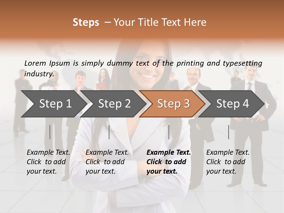 Collaborate Globe Suit PowerPoint Template
