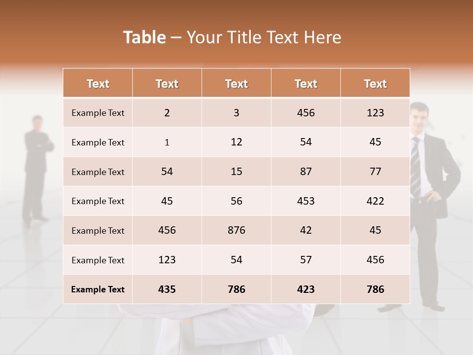 Collaborate Globe Suit PowerPoint Template