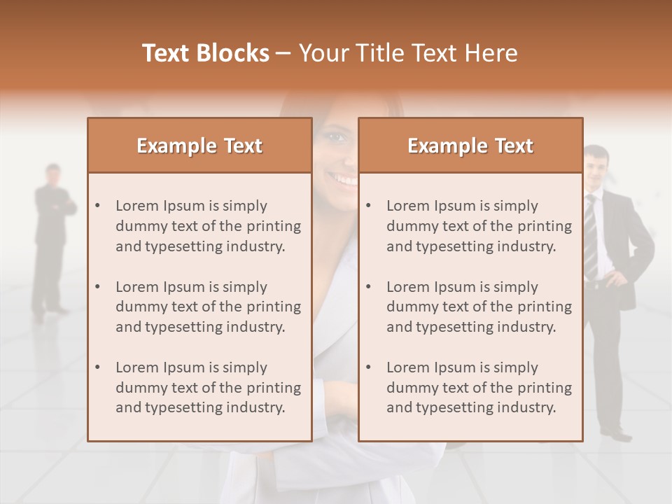 Collaborate Globe Suit PowerPoint Template