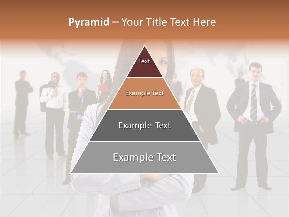 Collaborate Globe Suit PowerPoint Template