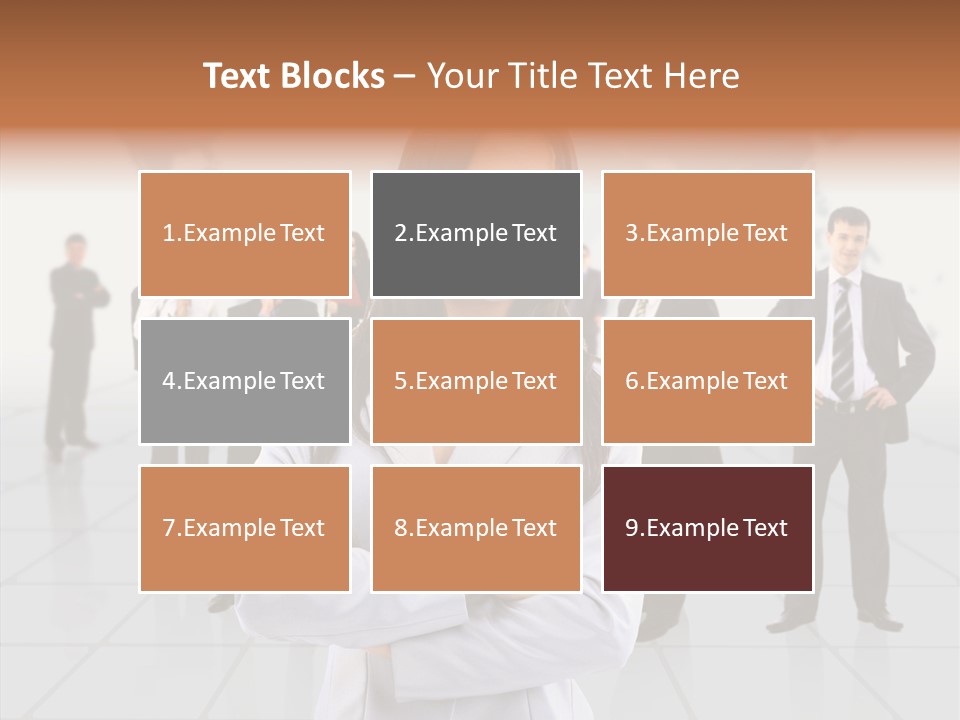 Collaborate Globe Suit PowerPoint Template