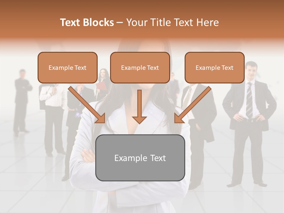 Collaborate Globe Suit PowerPoint Template