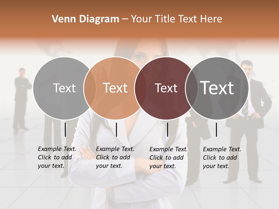 Collaborate Globe Suit PowerPoint Template