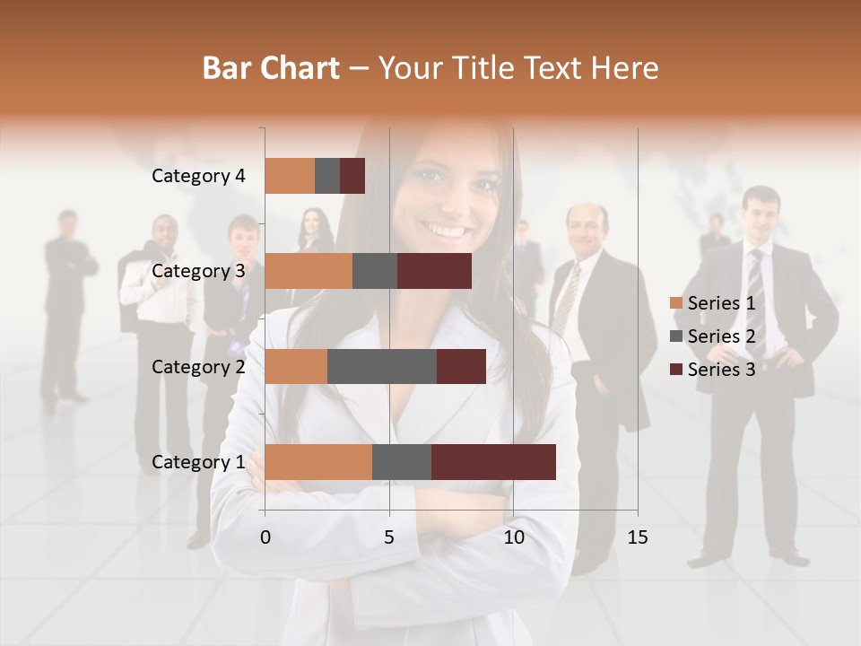 Collaborate Globe Suit PowerPoint Template