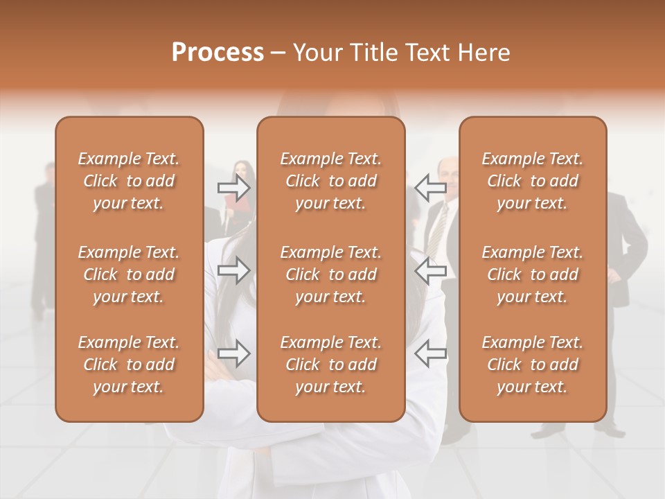 Collaborate Globe Suit PowerPoint Template