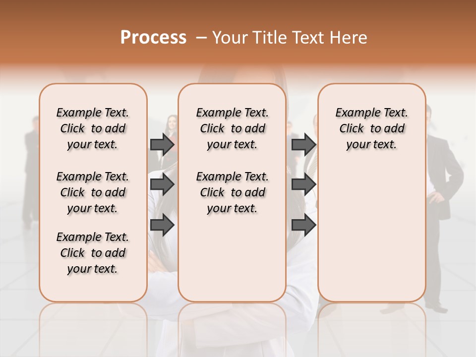 Collaborate Globe Suit PowerPoint Template