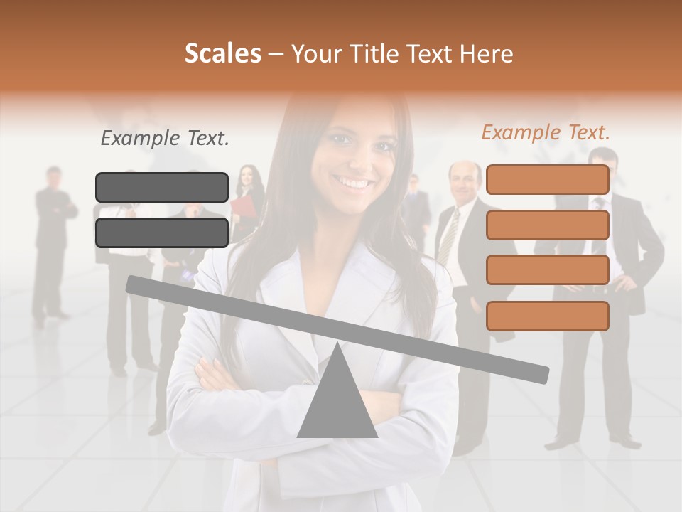 Collaborate Globe Suit PowerPoint Template