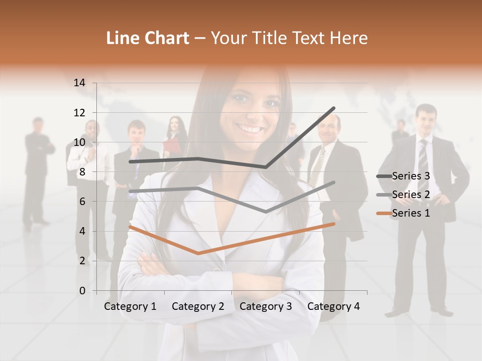 Collaborate Globe Suit PowerPoint Template