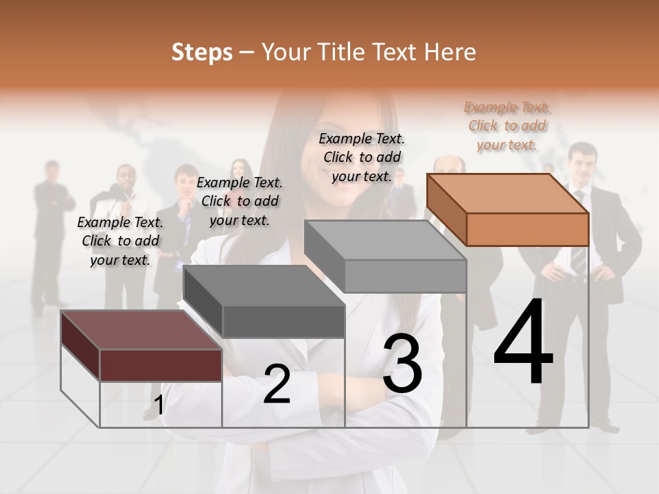 Collaborate Globe Suit PowerPoint Template
