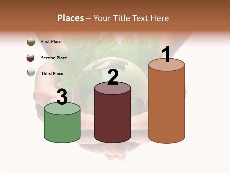 World Natural Round PowerPoint Template