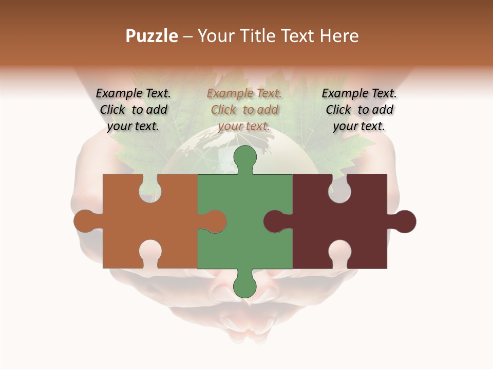 World Natural Round PowerPoint Template