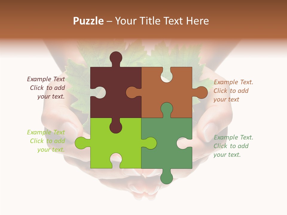 World Natural Round PowerPoint Template