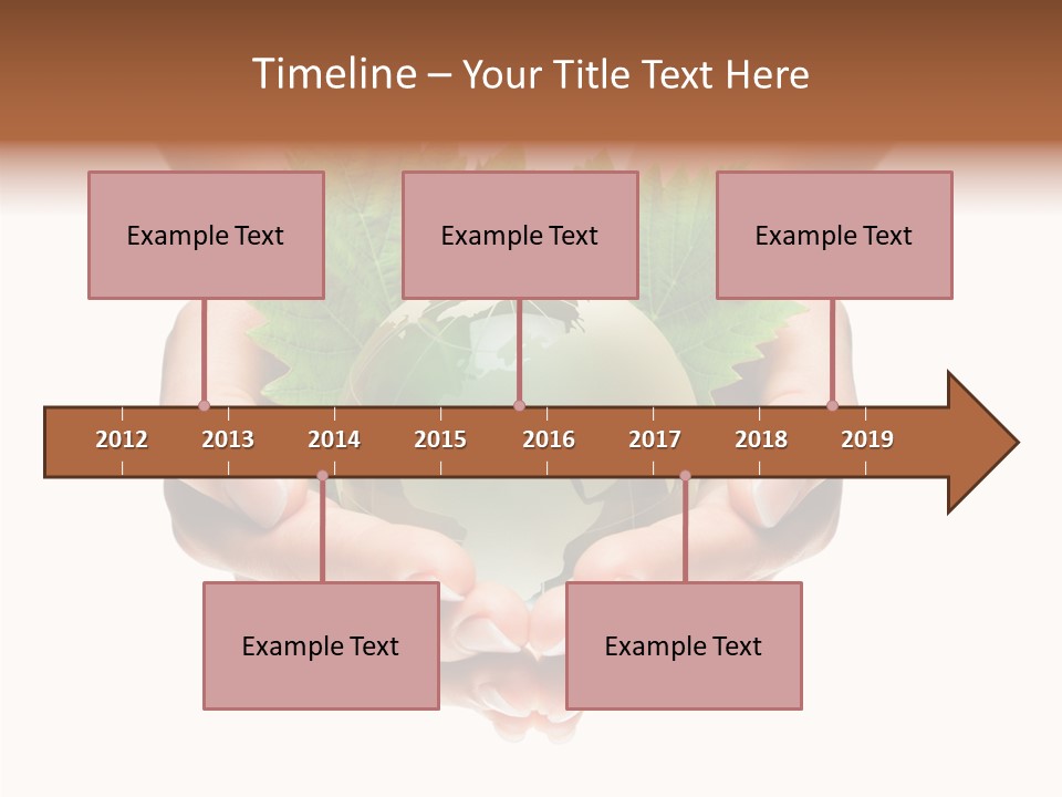 World Natural Round PowerPoint Template