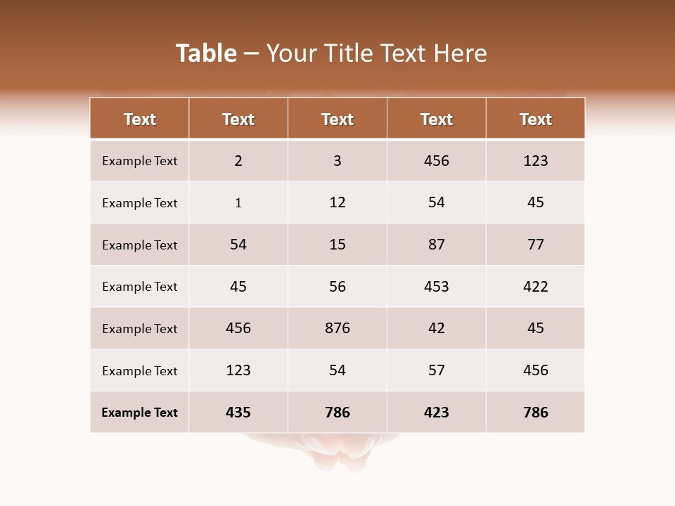 World Natural Round PowerPoint Template
