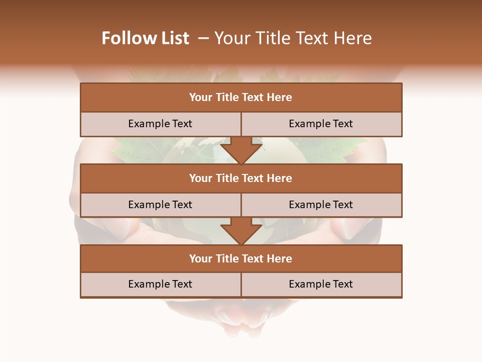 World Natural Round PowerPoint Template